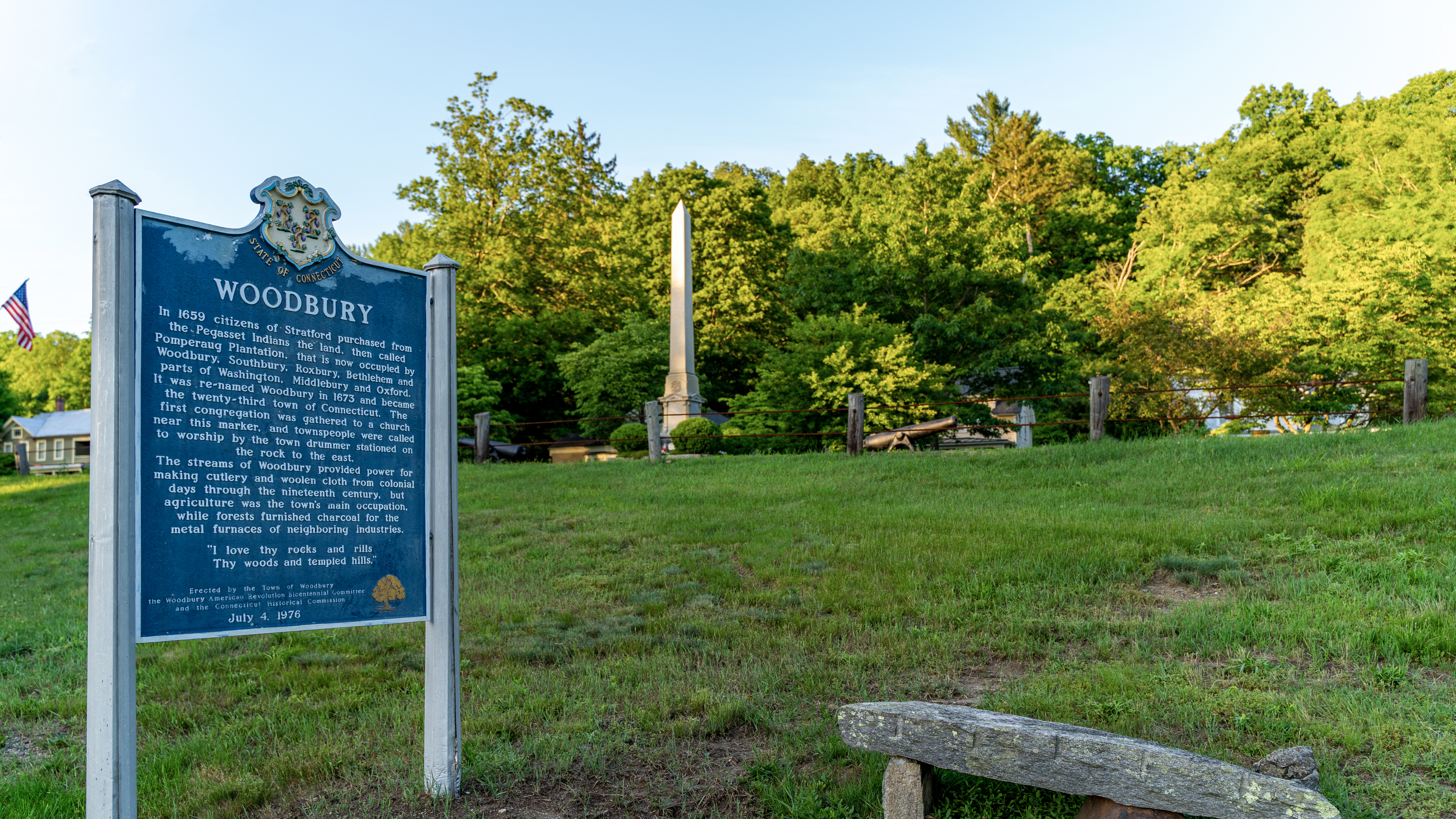Litchfield County hills in Connecticut